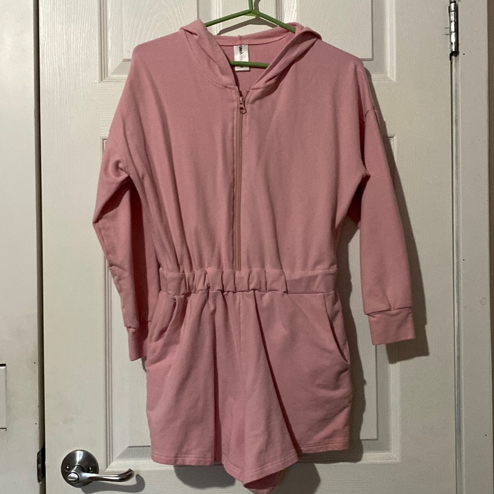 Smash + Tess hooded shortie romper